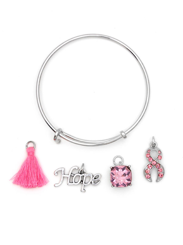 Create Your Own Bracelet Bangle Kit T Cancer Awareness Create Your Own Bracelet Bangle Kit T Cancer Awareness