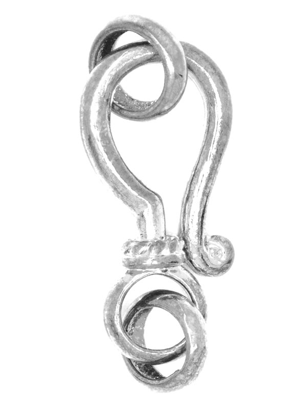 8pcs 925 Sterling Silver Clasp-S Hook, S Hook Clasp, 10x4.5mm (007904016)