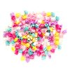 150pc Ab Colors Crown Acrylic Beads