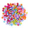 230+pc Bright Colors Star Acrylic Beads