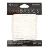 59ft AB White Glitter Cotton Cord