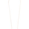 1pc  Slide-a-bead Rose Gold Plated Chain Necklace Base