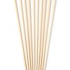 Wooden Dowel Rod, 1/4 x 12 inch length, Natural Finish, 10 Pack