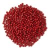 Plastic Pony Bead Mix, 6x9mm in Opaque Red, 720 Beads