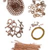 119pc Copper  Metal Necklace Starter Pack