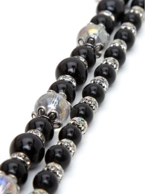  COHEALI 3 Boxes Glass Flat Beads Bracelet Beads Bulk