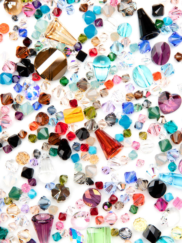 Swarovski Crystal Bulk Bead Mystery Assortment Mix - Half Pound, 227g
