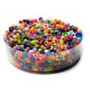1 Pound Plastic Bead Mix, Multiple Colors And Styles!