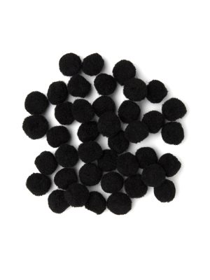 Cousin DIY Yellow 1/2 inch Poms, 100 Pack