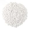 Plastic Pony Beads, 6x9mm In Pearl White, 720 Beads