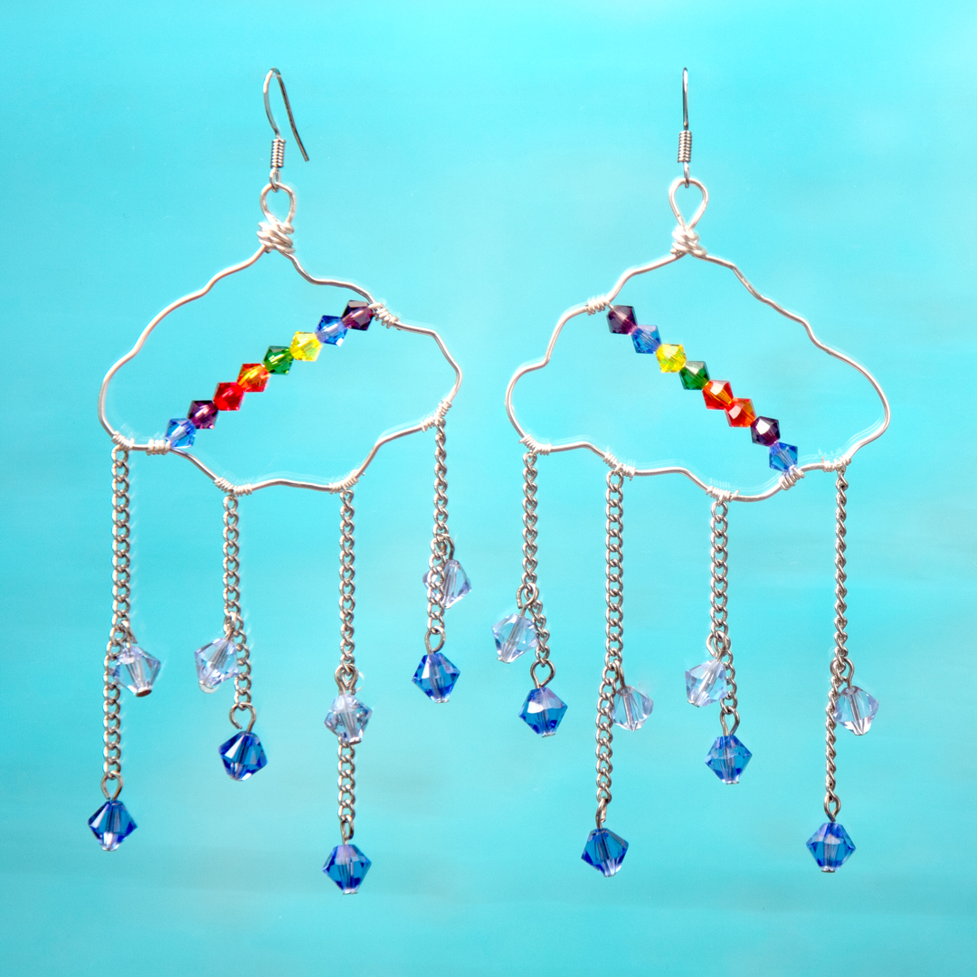 DIY Rainbow Earrings CousinDIY