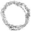 1pc  Cable Stainless Steel Chain Necklace Base