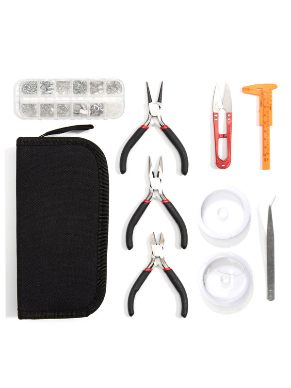 All in One DIY Jewelry Making Starter Tool Kit with Tools, Accessories,  Findings