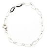 1pc  Oval link Sterling Silver Chain Bracelet Base