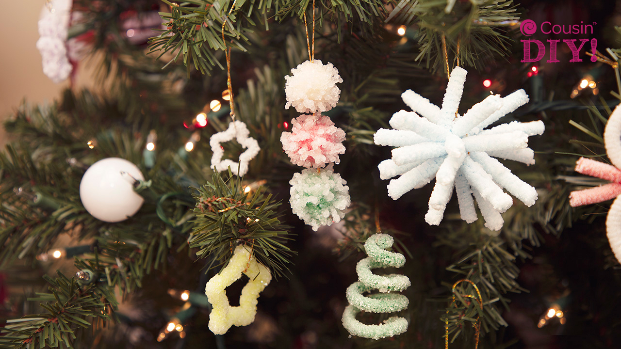 Borax Crystal Ornaments Cousin DIY Projects