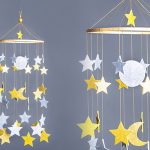 celestial stars and moon mobile cousin diy