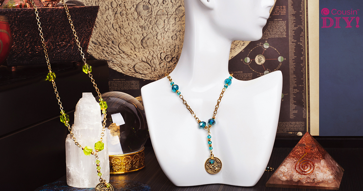 DIY Zodiac Necklaces Cousin DIY Project Astrological Sign